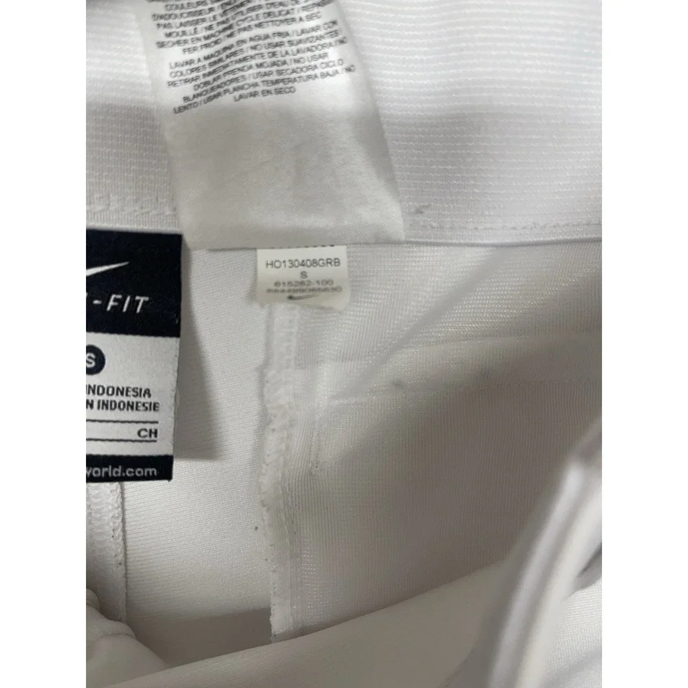 Nike Vapor Select 2 Baseball Softball Pants Men's Size Small White Dri-Fit